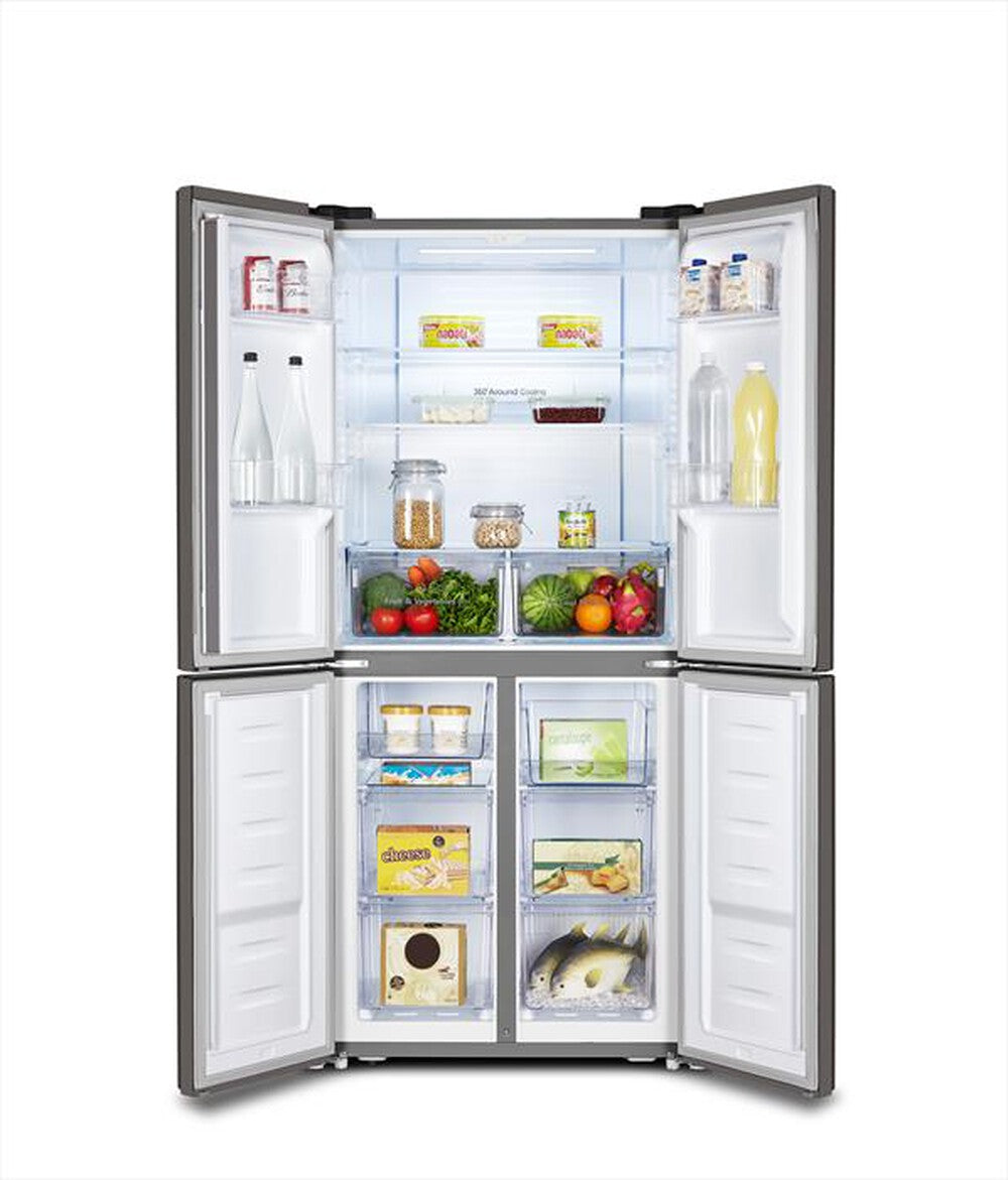 HISENSE - Frigorifero 3 e più porte RQ515N4AC2 Classe E 467l-Inox look