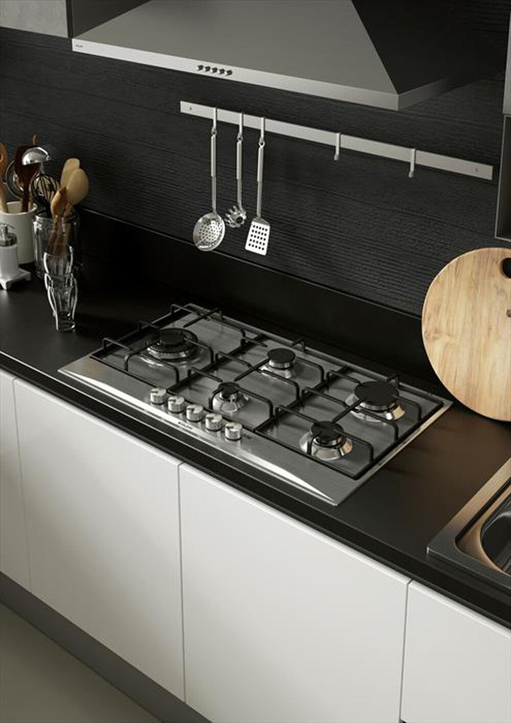 GLEM GAS - Cappa decorativa a parete GHP745IX-inox