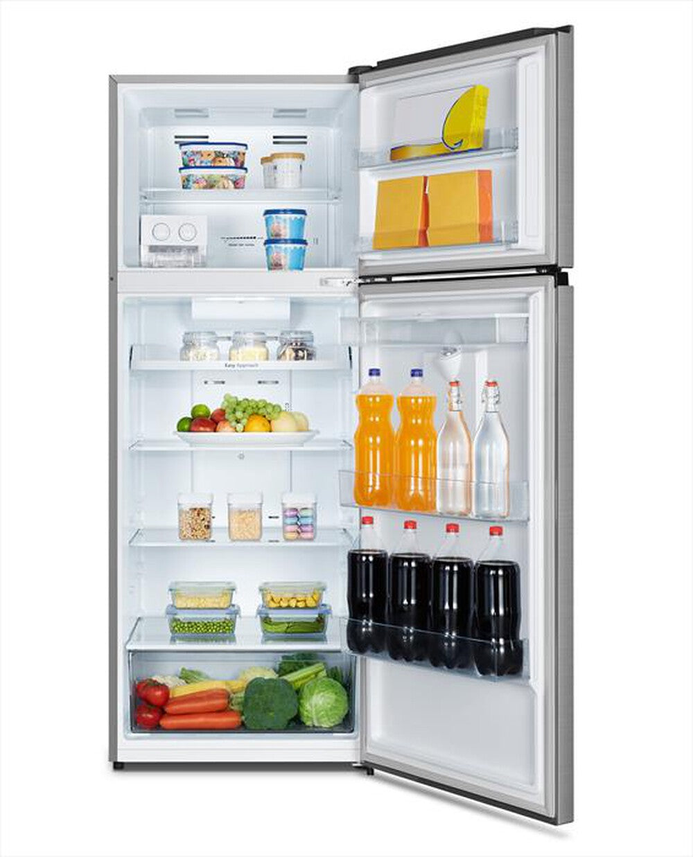 HISENSE - Frigorifero 2 porte RT600N4WC2 Classe E-Inox look