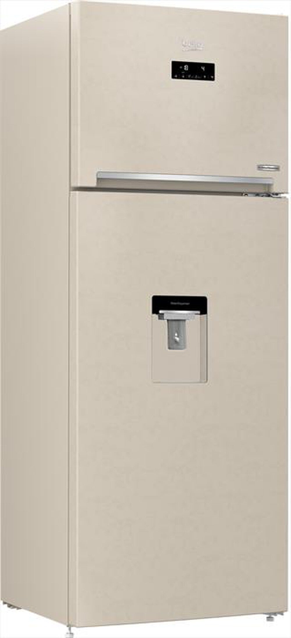 BEKO - Frigorifero combinato RCNE560E40DBN Classe E 560lt-Sabbia Marmorizzato