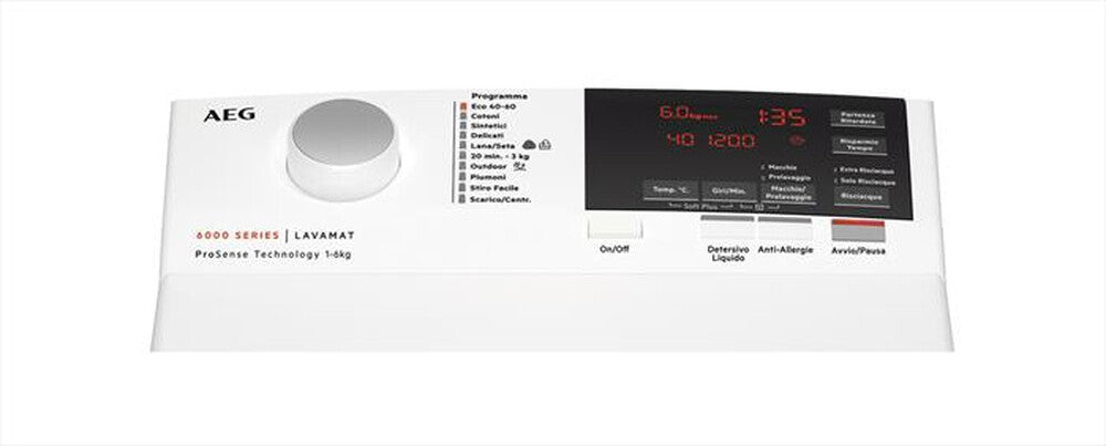 AEG - Lavatrice L6TBG623 6 Kg Classe D-Bianco