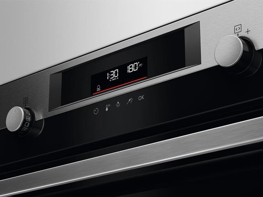 AEG - Forno a vapore SteamCrisp Pirolitico BSS572260M-Inox antimpronta