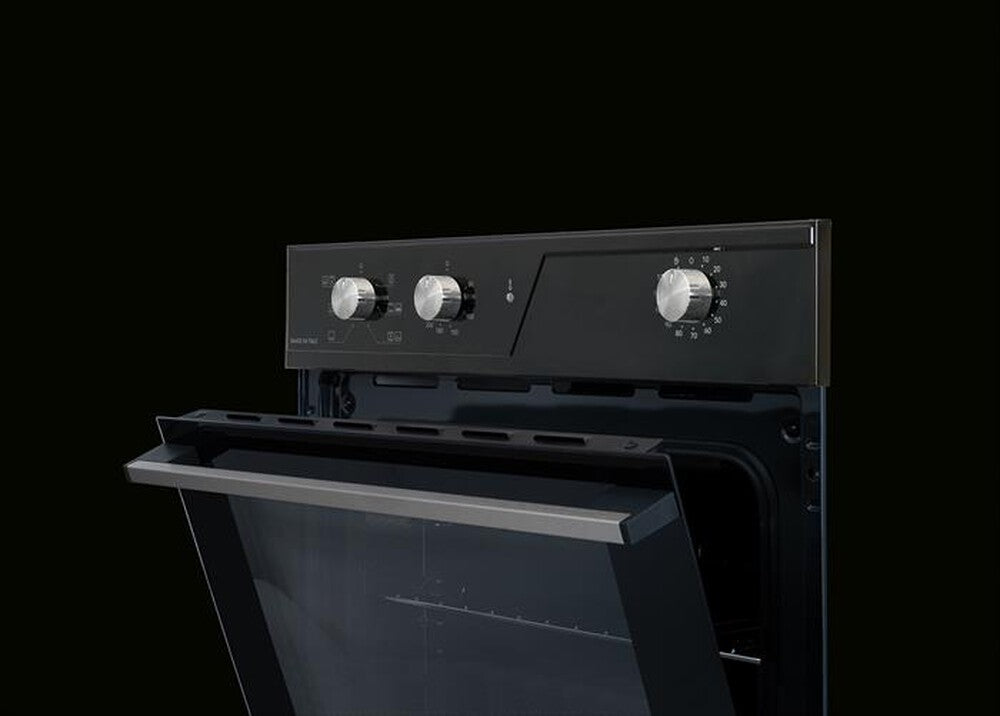 GLEM GAS - Forno incasso elettrico GFR62BK-S3 Classe A-Nero Lucido
