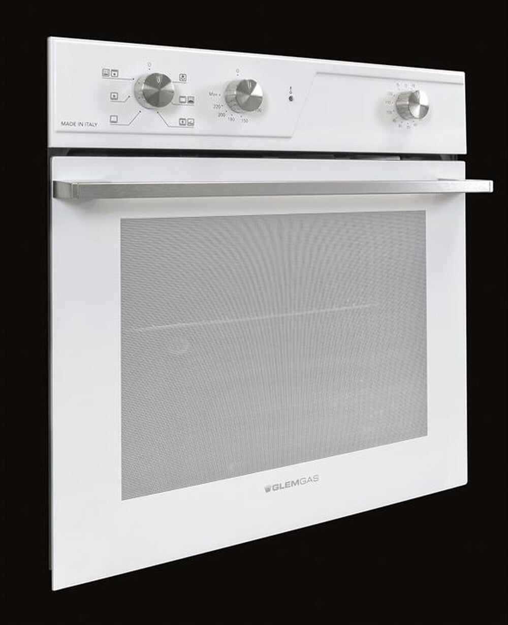 GLEM GAS - Forno incasso elettrico GFR62WH-S3 Classe A-Bianco latte