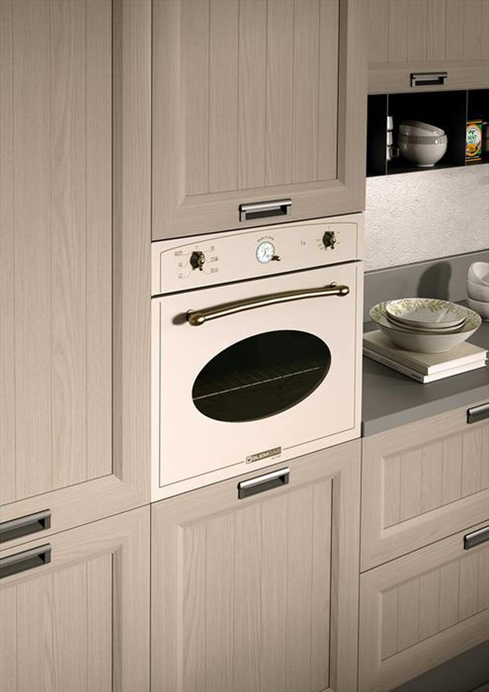 GLEM GAS - Forno incasso elettrico GFT64SA Classe A-SABBIA