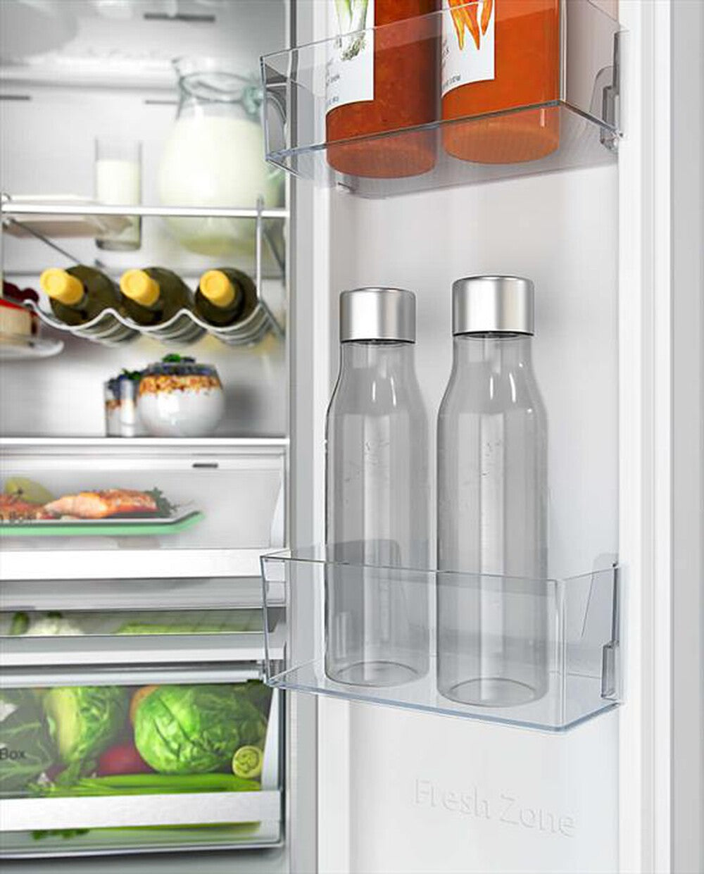 HISENSE - Frigorifero 4 porte RF632N4WIE1 ClasseE 485lt-Inox