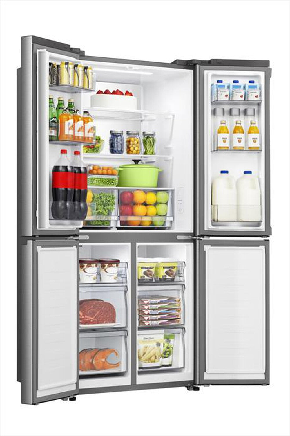 HISENSE - Frigorifero 4 porte RQ5P470SETE Classe E 483 lt-Bianco