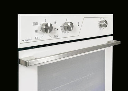 GLEM GAS - Forno incasso elettrico GFR62WH-S3 Classe A-Bianco latte