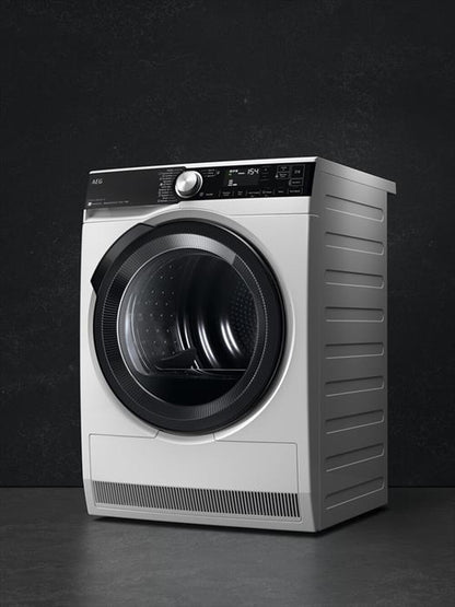 AEG - Asciugatrice TR9T94ABYS 9 kg Classe A+++-Bianco/oblò nero