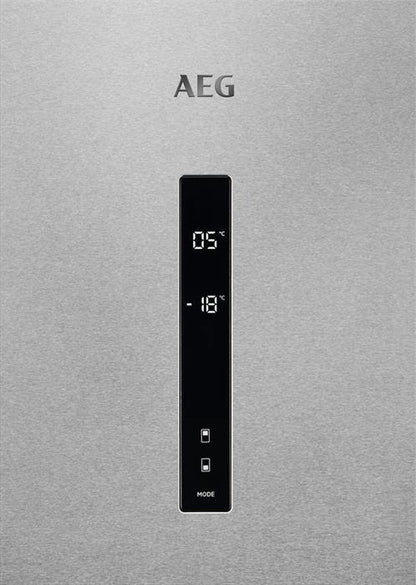 AEG - Frigorifero combinato RCB736E7MX Classe E 366 lt-Inox antimpronta