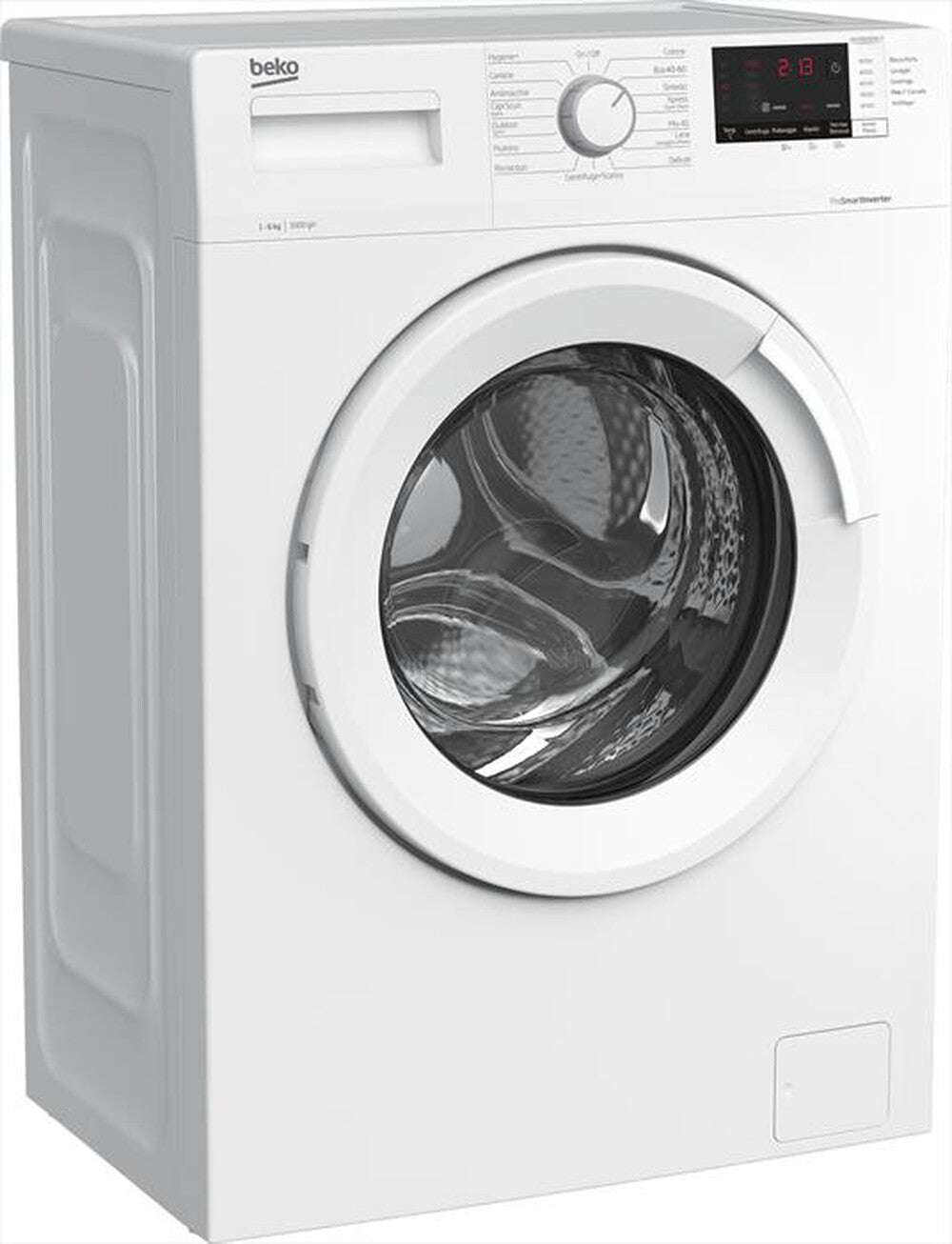 BEKO - Lavatrice WUXS61032WI-IT 6 Kg Classe D-Bianco